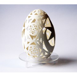 Ażurowe jajo z herbem Tarnowa
